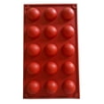 thumbnail image 3 of Semi Sphere , Cake Mould Durable Flexible Use 15 Holes  for Chocolate, 3 of 8