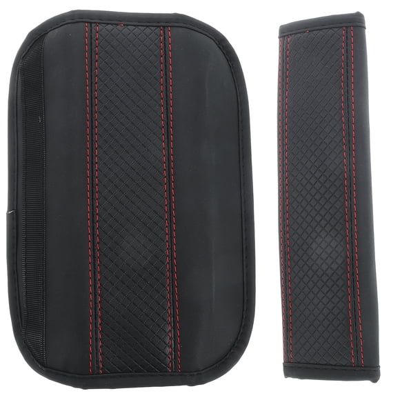 2 fundas para cinturón de seguridad de coche, cojines para los hombros y protectores de cinturón de seguridad para automóviles.