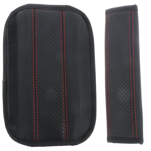 2 fundas para cinturón de seguridad de coche, cojines para los hombros y protectores de cinturón de seguridad para automóviles.