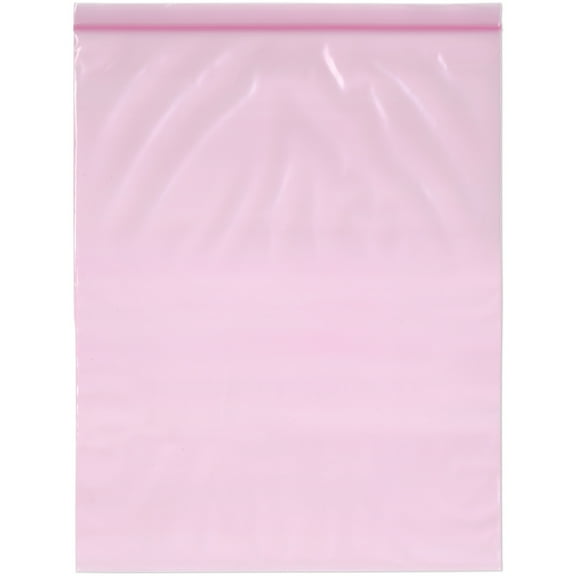 Plymor 12" x 15" (Pack of 100), 4 Mil Heavy Duty Anti-Static Zipper Reclosable Plastic Bags