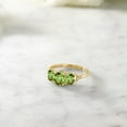 thumbnail image 4 of Gem Stone King 10K Yellow Gold Engagement Ring Oval Green Peridot (1.92 Ct) (Size 7), 4 of 4