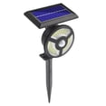 thumbnail image 2 of para exteriores, luces de seguridad con sensor de movimiento, cabezal 72 LED, gran de 180  degree, montaje en pared impermeable, 2 of 8