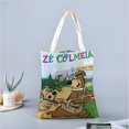 thumbnail image 2 of The Yogi Bear Show Bolso de tela con estampado de lienzo para mujer, bolsa de compras reutilizable y estética, con cremallera interior, regalo para mujer, 35 × 40 cm., 2 of 6
