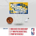 thumbnail image 2 of Franklin Sports NBA Golden State Warriors Over the Door Basketball Hoop - Kids Indoor Basketball Hoop with Mini Basketball - NBA Fan Shop Mini Hoop for Bedroom + Office - Over the Door Mini Hoop Set, 2 of 13