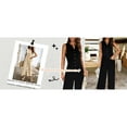 thumbnail image 5 of Xmarks Womens Summer Button Solid Color Tank Jumpsuit Casual Sleeveless V Neck Rompers Loose Wide Leg Long Pants with Pockets Black L, 5 of 7