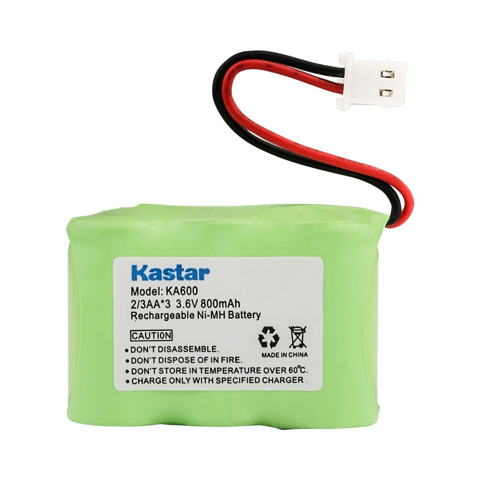 Kastar 1-Pack Battery Replacement for Kaito KA500 5-way Weather Alert Radio, Kaito KA550 5-Way Powered AM/FM, Kaito Voyager Pro KA600 KA600L Radio, Kaito Voyager V2 Portable Solar / Hand Crank AM/FM