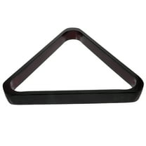 Worgeous Wood Billiard Balls Triangle Rack for Home Black Color Strong and Durable .5 Inches