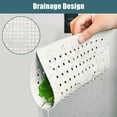 thumbnail image 2 of MesaSe 2pcs Kitchen Sink Mats   Rubber Sink Mat  Kitchen Sink Grid Protector  Non-Slip Drain Pad Protector with Cuttable Center Drain  Collapsible Sink Grates for Kitchen Sink  Grey  12x1, 2 of 6