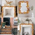 thumbnail image 4 of ZOELNIC Fall Artificial Leaves Garland Maple Leaves Vines Thanksgiving Decorations Wall Hanging Halloween Decorations, 4 of 9