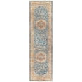 thumbnail image 6 of Hauteloom Bagakay Living Room, Bedroom Area Rug - Traditional - Navy, Light Blue, Burnt Orange - 2' x 2'11", 6 of 8