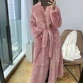 thumbnail image 2 of Lindreshi Womens Shackets Coat in Clothing Clearance Women Plus Size Luxury Faux Furs Coat Warm Outerwear Long Coat, 2 of 5