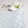 thumbnail image 2 of Phantoscope 18" x 18" Modern Light Blue Plaid Velvet, Polyester Throw Pillow , ( 2 Count), 2 of 6