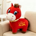 thumbnail image 4 of YaoZQ 2026 Lunar New Year Horse Doll 9.8 inch Traditional Zodiac Plush Figure Wealth Symbol Ornament for Spring Festival Gift, 4 of 6