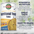thumbnail image 6 of KAL Nutritional Yeast Flakes, Fortified with B12, Folic Acid & Other B Vitamins, Unsweetened, Great Nutty Flavor, Vegan & Gluten Free, 60-Day Money Back Guarantee, Made in the USA, 6 of 7
