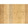thumbnail image 1 of Ahgly Company Machine Washable Indoor Rectangle Oriental Brown Modern Area Rugs, 3' x 5', 1 of 4