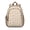 Camel, variant on Backpack Inspired by Vintage Bee and Sunflower Designs with Large Capacity Compartments for Work Supplies, Electronics Organization and Travel Gear