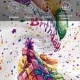 thumbnail image 5 of Happy Birthday Cloth Napkins, Colorful Balloon Gifts Patterns Washable and Reusable Dinner Napkins Set of 8, Table Napkin for Kitchen Party Birthday Wedding Hotel Housewarming 20"x20", 5 of 8