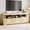 Natural wood color, variant on Gaderth 70 Inch TV Stand for TVs Up to 85", Mid Century Modern Entertainment Center with Storage Carved Drawer and Open Shelves, TV Console for Living Room