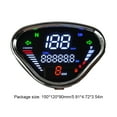 thumbnail image 3 of Odómetro digital Pantalla LCD Moto Tacómetro Odómetro para Honda DAX 70 CT50, 3 of 8