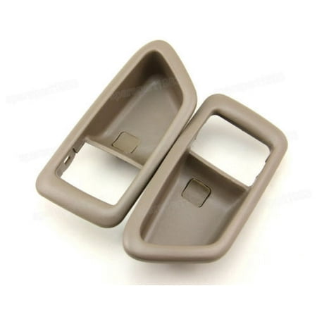 - Parts N Go 1997-2001 Camry Soloara Beige Door Handle Trim Bezel Pair Front=Rear Inner Driver & Passenger Pair
