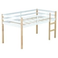 thumbnail image 5 of Miniyam Wood Twin Size Loft Bed for Kids, Space-Saving Design, Natural, 5 of 7
