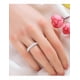 thumbnail image 3 of Anillo Xtellar de plata de ley con circonita cúbica, elegante banda de plata de ley de 4.5 mm, anillos de plata de ley para mujer Color Plateado, 3 of 4