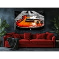thumbnail image 2 of Close-Up Guitar on Black and White Background Canvas Wall Art - High-Quality Music Print - Handcrafted Modern Decor - Stylish Wall Art - Gift for Home or Office, 2 of 7