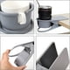 thumbnail image 2 of Clips creativos para portavasos de escritorio, 1 pieza, gris, material plástico ABS, se utilizan para almacenar vasos de agua, bebidas, plantas en macetas, teléfonos móviles, 2 of 5
