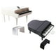 thumbnail image 4 of 2 juegos de micro piano, modelo de piano en miniatura para casa, accesorio de piano, mini piano para casa, silla decorativa, 4 of 8
