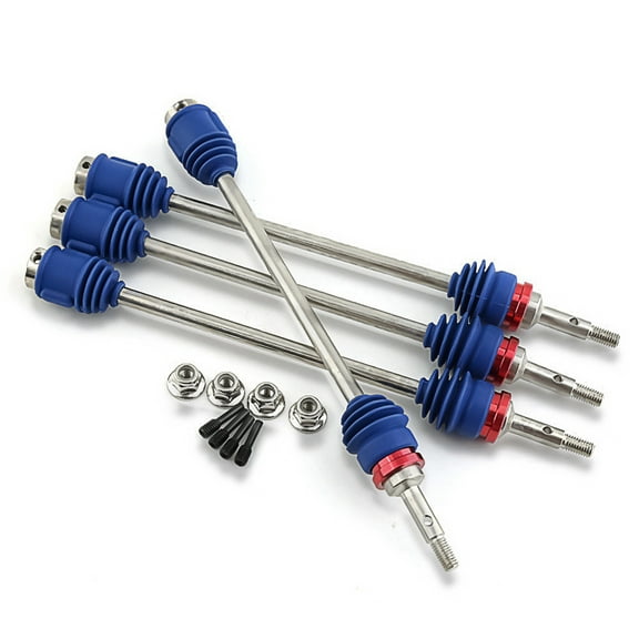 Kit 4PCS Steel Front And Rear Driveshaft CVD Drive Shaft 5451R Replacement For Traxxas E-/E-Maxx/T-Maxx/ 1/10 Remote Control Car Upgrade Parts