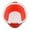 White/Orange Red, variant on SAMMART 32L (8.4 gallon) Collapsible Plastic Laundry Basket - Foldable Pop Up Storage Container / Organizer - Portable Washing Tub - Space Saving Hamper / Basket, Water Capacity: 24L