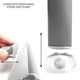 thumbnail image 6 of GOgroove USB Laptop Speaker Bar with Clip-On Portable Design (White), 6 of 9