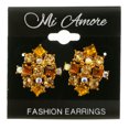 thumbnail image 2 of Mi Amore Post-Earrings Gold-Tone/Yellow, 2 of 4