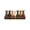 Dark Brown, variant on House Shaped Hat Coat Hooks with 4 Hooks, Decorative Wall Mounted Key Holder for Entryway, Front Door, Hallway (Multi-Color, One Size)