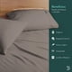thumbnail image 3 of Juego de Sábanas de Bambú Dreamlab, Ropa de Cama Ultra Suave, Fresca, Hipoalergénica, Ecológica, Sábanas Matrimoniales de Bambú, Color Arena, 3 of 11