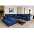 thumbnail image 1 of Sala Esquinera en U EL BAZAR STORE Corbel Azul Marino 200x315x255 cm, 1 of 8