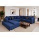 thumbnail image 1 of Sala Esquinera en U EL BAZAR STORE Corbel Azul Marino 200x315x255 cm, 1 of 8