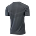 thumbnail image 6 of Men's Performance Gym T-Shirt, Black Short Sleeve Raglan Tee, Quick Dry Athletic Workout Shirt for Men, 6 of 9