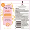 thumbnail image 6 of 6 Pack - Aveeno  Protect + Hydrate Moisturizing Body Sunscreen Lotion with Broad Spectrum SPF 30 & Prebiotic Oat, Weightless, 3 fl. oz 1 ea, 6 of 9