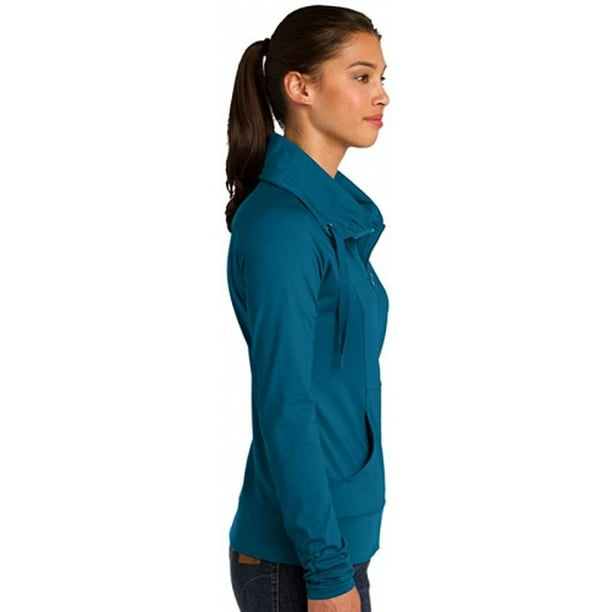 Sport Tek Ladies Sport Wick Stretch Full Zip Jacket. Lst852 Xxl Black