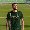 thumbnail image 6 of Zimjoy Men's 2026 Mexico Jersey Shirts Mexican Soccer Jerseys for Men Short Sleeve Crew Neck Athletic Soccer T Shirts Dark Green M, 6 of 7