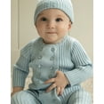 thumbnail image 4 of MiniMoi Baby and Toddler Sweater Rib Footie, 12 Months, Winter White, 4 of 6