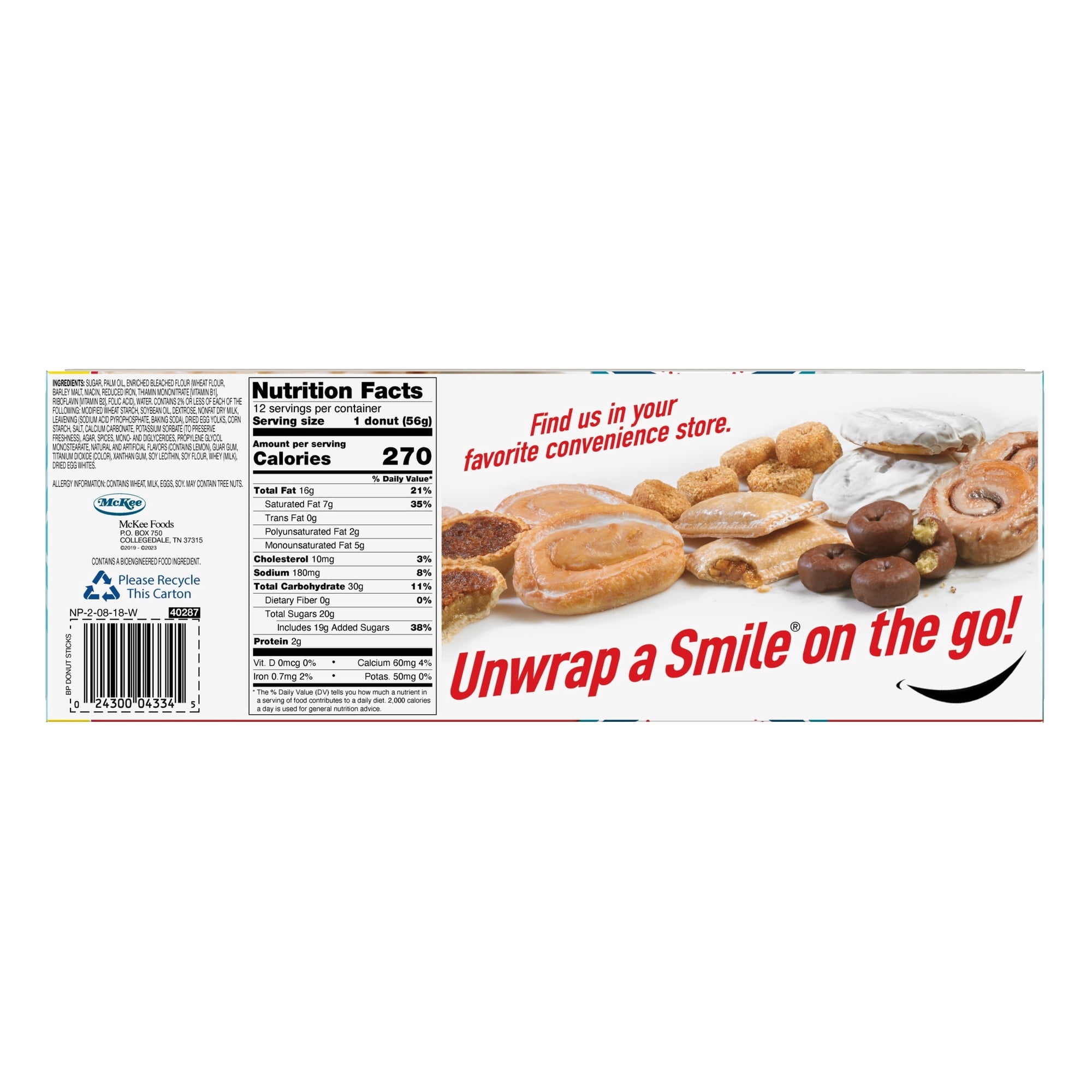 Snack Cakes, Little Debbie Big Pack Donut Sticks