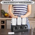 thumbnail image 5 of Drenador de platos para botellas Sodastream y Emil con soporte de tapa, B Afortunado Sencillez, 5 of 5