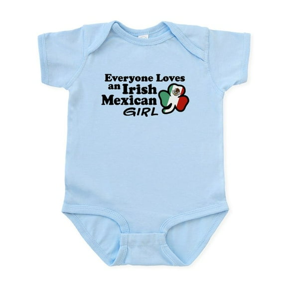 CafePress - Irish Mexican Girl Infant Bodysuit - Baby Light Bodysuit, Size Newborn - 24 Months