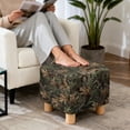thumbnail image 4 of TSOVTHRID Camouflage Hunting Print Ottoman Cover Stretch Square Ottoman Slipcovers for Foot Stool, Anti-Scratch Folding Storage Furniture for Living Room with Non-Slip Elastic Bottom, 4 of 7
