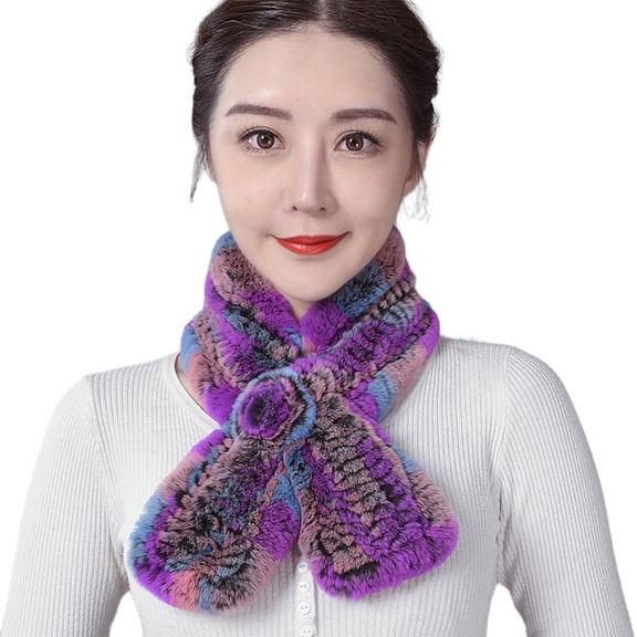 Rabbits Furs Scarf Party Accessories Neck Scarves Decorative Shawl Wrap