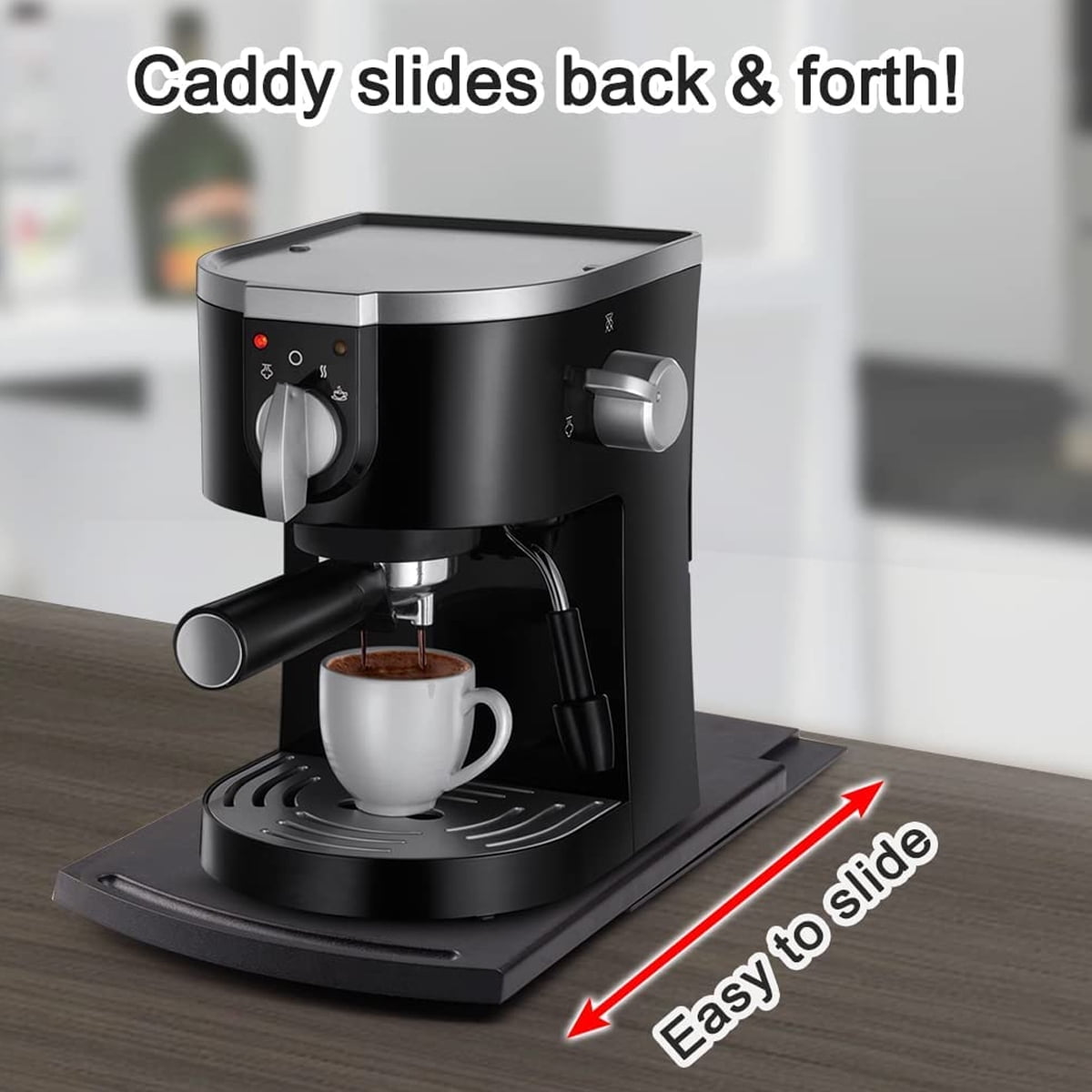 Caddy Sliding Tray Mat for Coffee Maker - Beyundluxe – BeyundLuxe