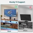thumbnail image 3 of Plonmago 5 Drawers TV Stand with Mount for 45/55/65/70 inch TVs, 51.2" LED TV Stand with Power Outlets & Storage,TV Console Table for Bedroom, Rustic Brown, 3 of 7