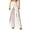 Beige, variant on Women's Asymmetrical Dress Pants High Waist Wrap Straight Wide Leg Slacks Work Trousers Business Casual Navy,Size S